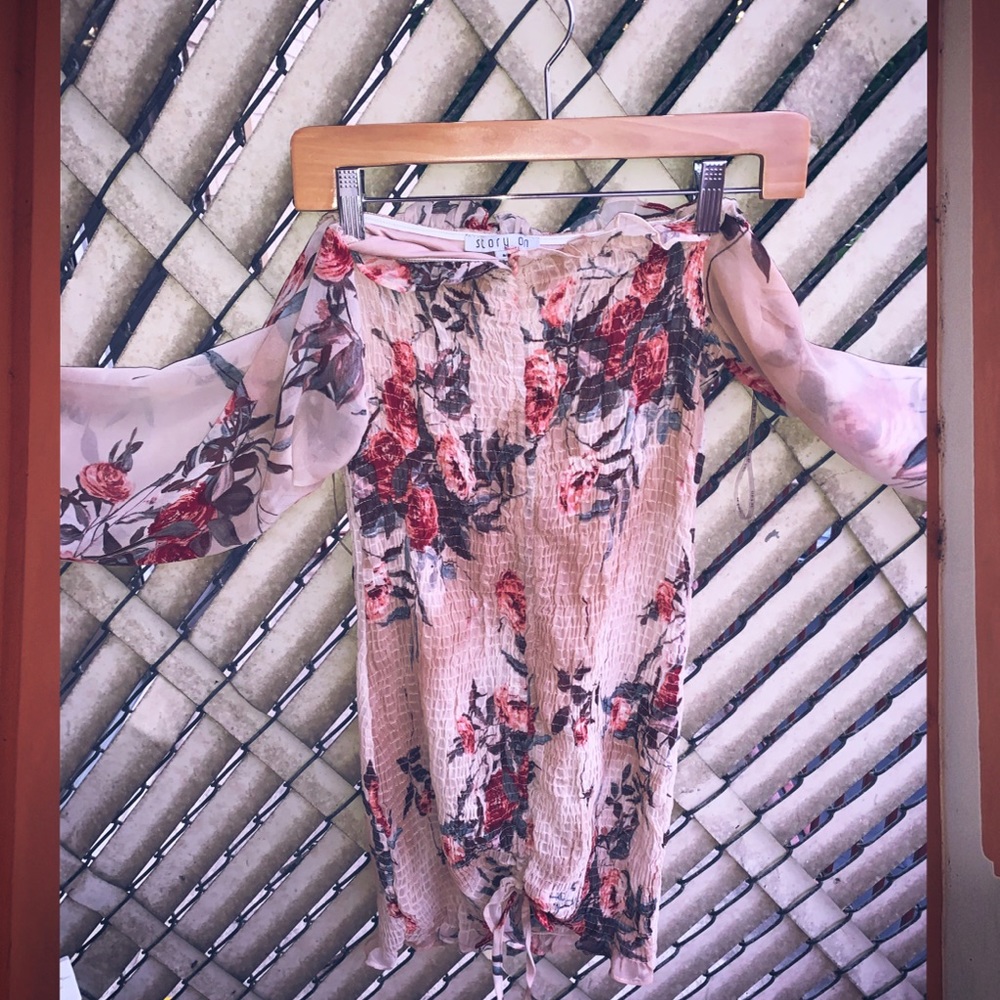 Floral dress perfect for brunch